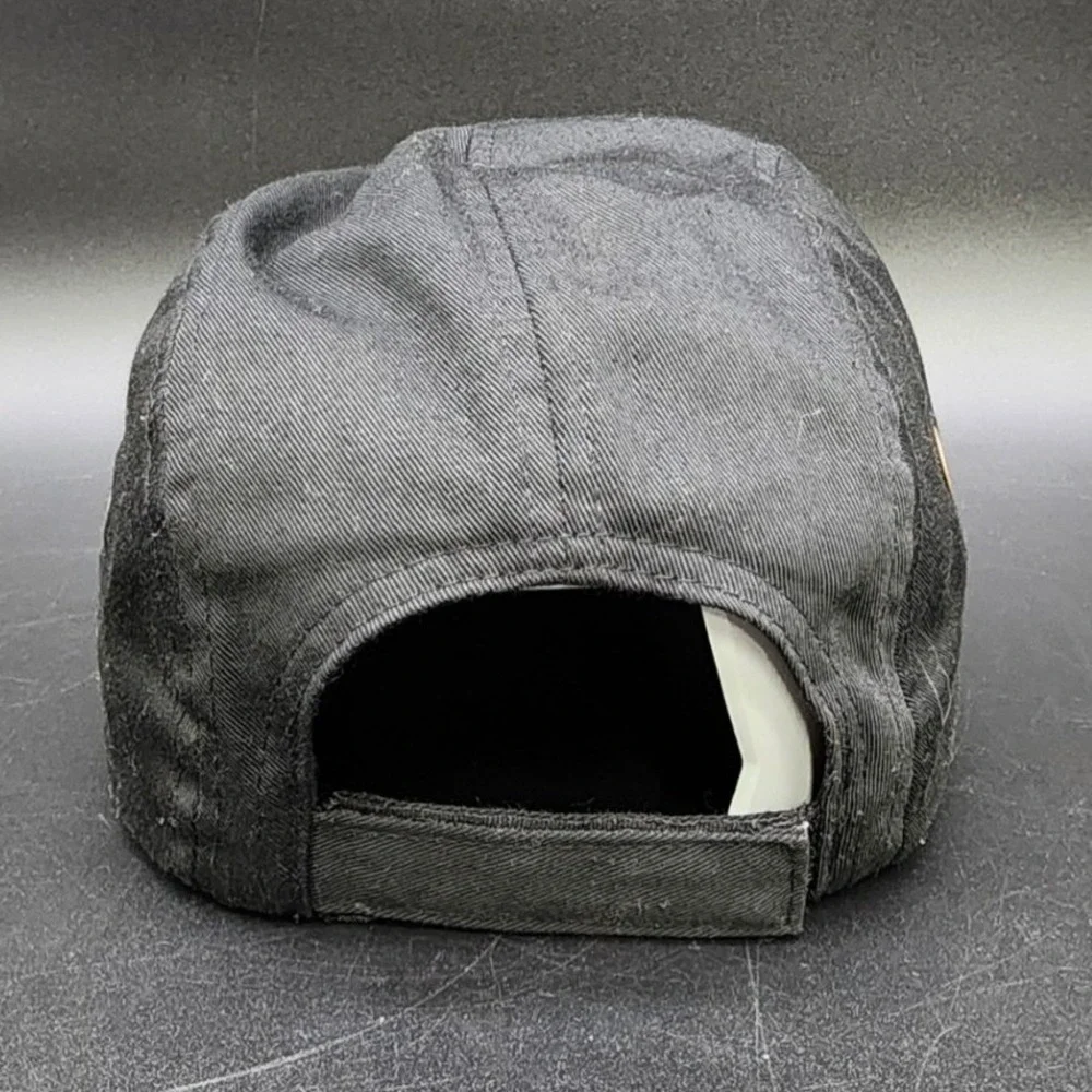 McDonalds OSFM Black 5 Panel Camp Hat Recycled Fabric‎ Employee Uniform Workwear